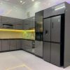 Tủ bếp nhựa cánh kính GL39