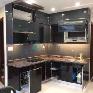 Tủ bếp cánh kính 901