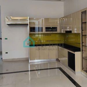 Tủ bếp cánh kính 301